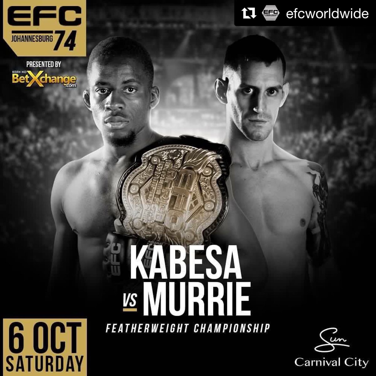 EFC 74 Preview | Sports Betting South Africa